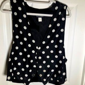 Vintage Retro Polka-Dot Vest